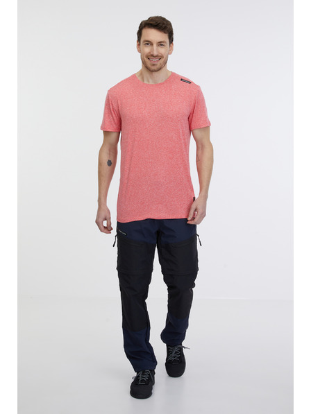 Sam 73 Korallszínű férfi csíkos póló SAM 73 Fortunato