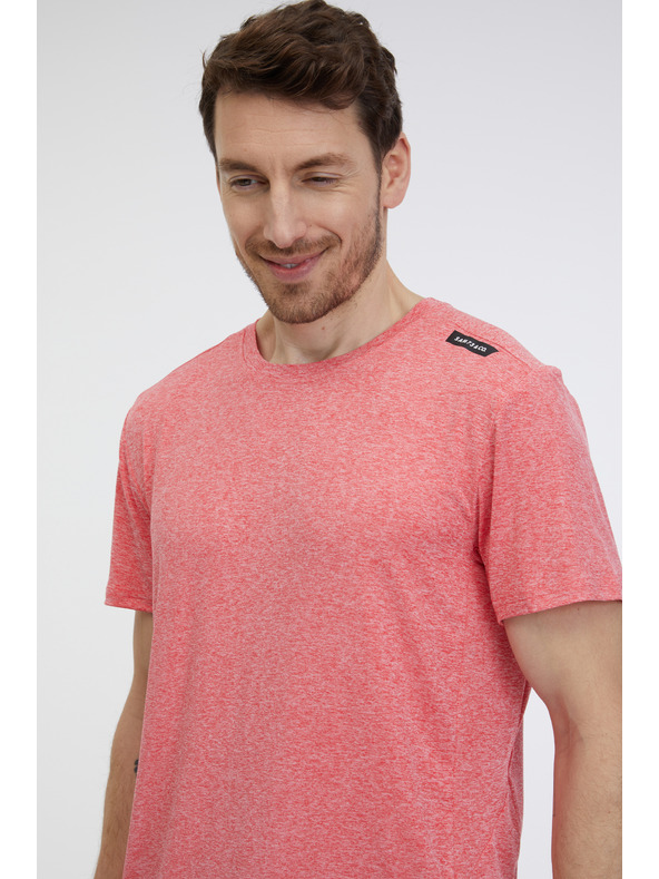 Sam 73 Korallszínű férfi csíkos póló SAM 73 Fortunato