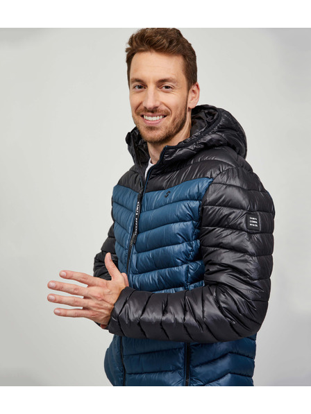 Sam 73 Fekete-kék férfi steppelt dzseki SAM 73 Ulrik