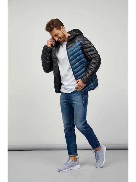 Sam 73 Fekete-kék férfi steppelt dzseki SAM 73 Ulrik