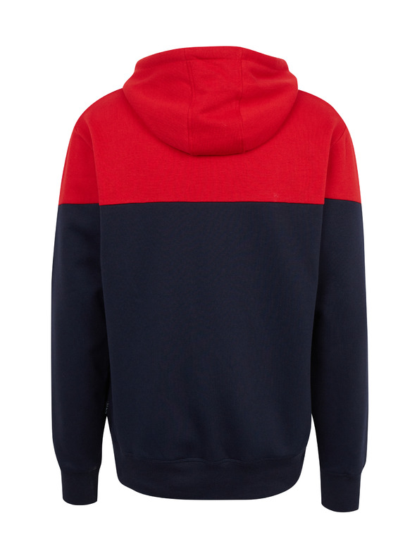 Sam 73 Piros és kék férfi kapucnis pulóver SAM 73 Eldos
