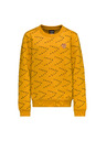 Sam 73 Mustárszínű, mintás lány pulóver SAM 73