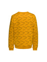 Sam 73 Mustárszínű, mintás lány pulóver SAM 73