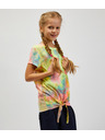 Sam 73 Türkiz és sárga mintás női póló SAM73 Auriga