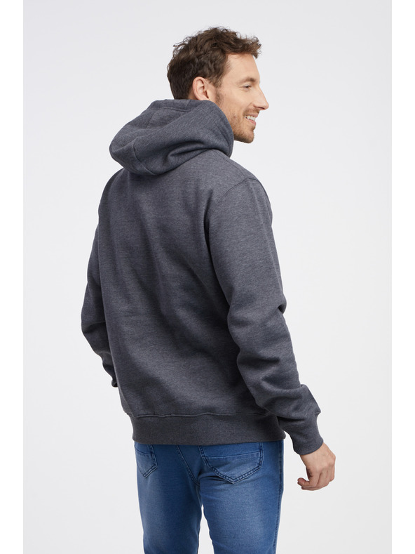 Sam 73 Szürke, szürke férfi kapucnis pulóver SAM 73 Albus