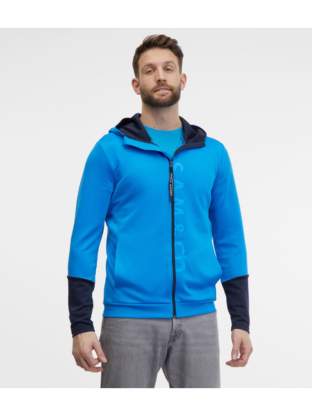 Sam 73 Kék férfi kapucnis pulóver cipzárral SAM 73 Emanuel