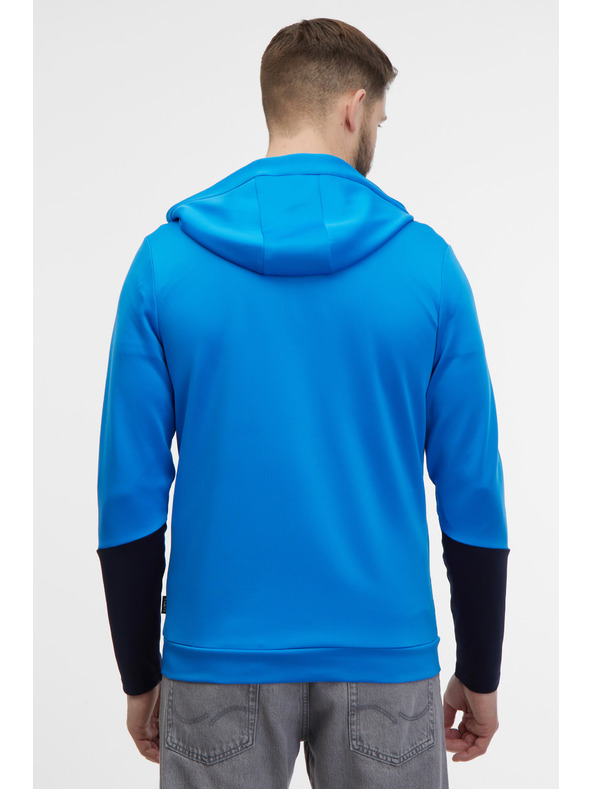 Sam 73 Kék férfi kapucnis pulóver cipzárral SAM 73 Emanuel