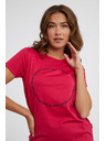 Sam 73 Sötét rózsaszín női póló SAM 73 Doris