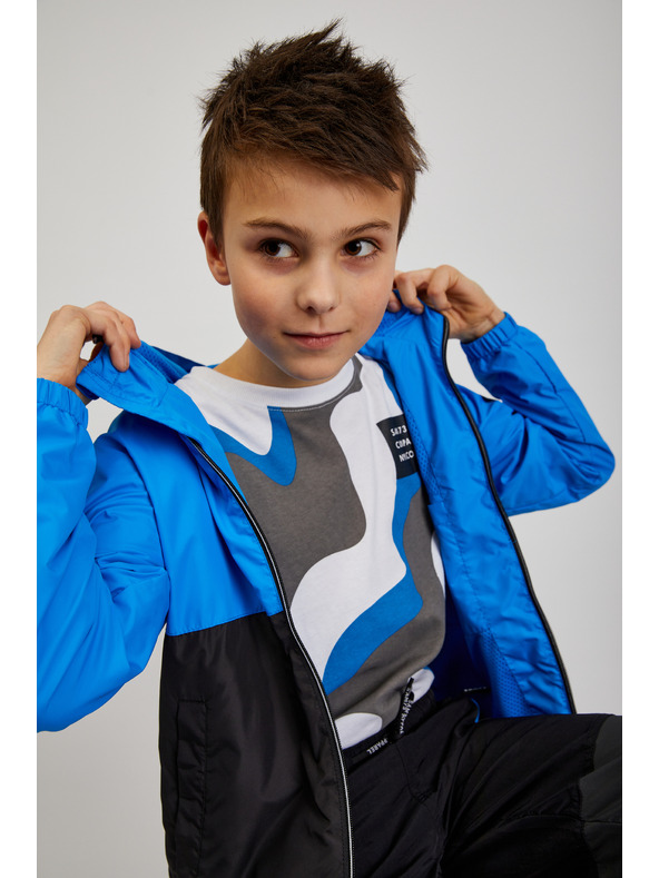 Sam 73 Fekete és kék fiú kabát SAM73 Apus