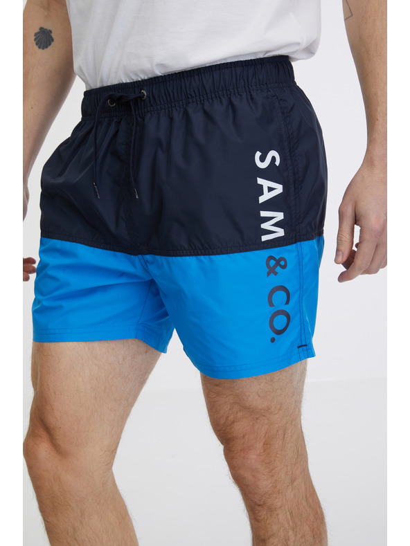 Sam 73 Kék férfi fürdőruha SAM 73 Eduardo