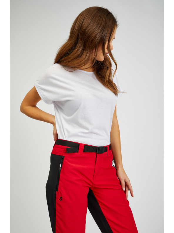 Sam 73 Fekete és piros női nadrág levehető szárral SAM73 Aries