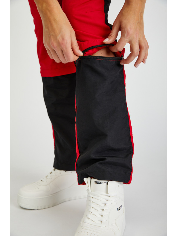 Sam 73 Fekete és piros női nadrág levehető szárral SAM73 Aries