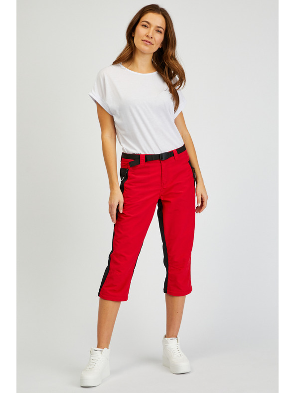 Sam 73 Fekete és piros női nadrág levehető szárral SAM73 Aries