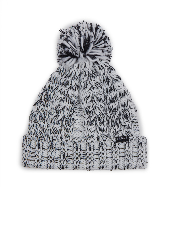 Sam 73 Fehér és fekete női sapka SAM 73