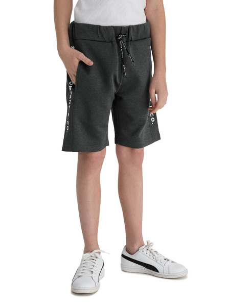 Sam 73 Sötétszürke fiú rövidnadrág SAM 73-as nadrággal