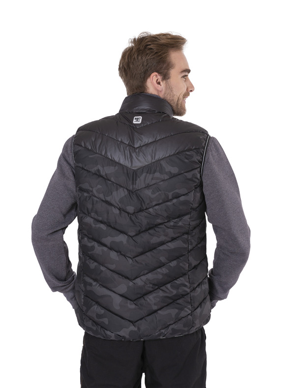 Sam 73 Fekete férfi steppelt katonai mellény SAM 73 Gorm