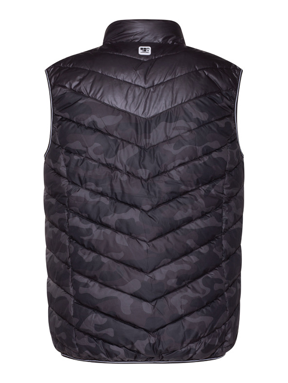 Sam 73 Fekete férfi steppelt katonai mellény SAM 73 Gorm