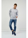 Sam 73 Világosszürke férfi csíkos póló Sam 73