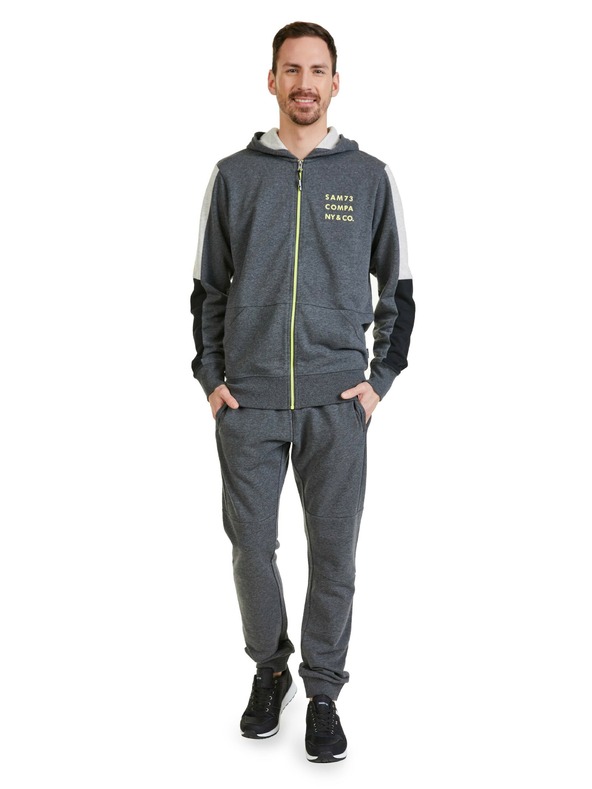 Sam 73 Sötétszürke férfi pulóver SAM 73 Gordon