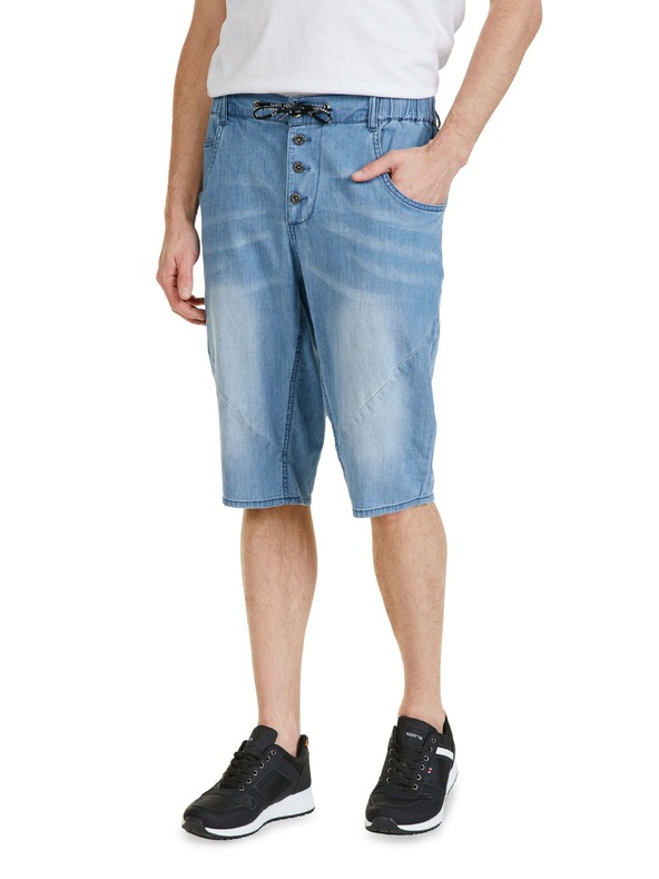 Sam 73 Kék Férfi farmer rövidnadrág SAM 73 Kash