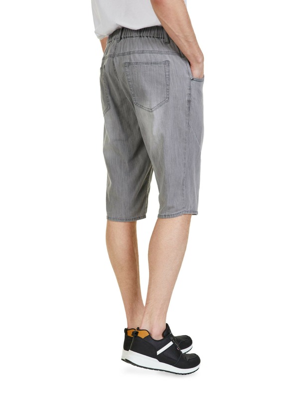 Sam 73 Szürke férfi farmer rövidnadrág SAM 73 Kash