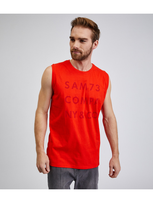 Sam 73 Piros férfi pulóver SAM 73 Edgar