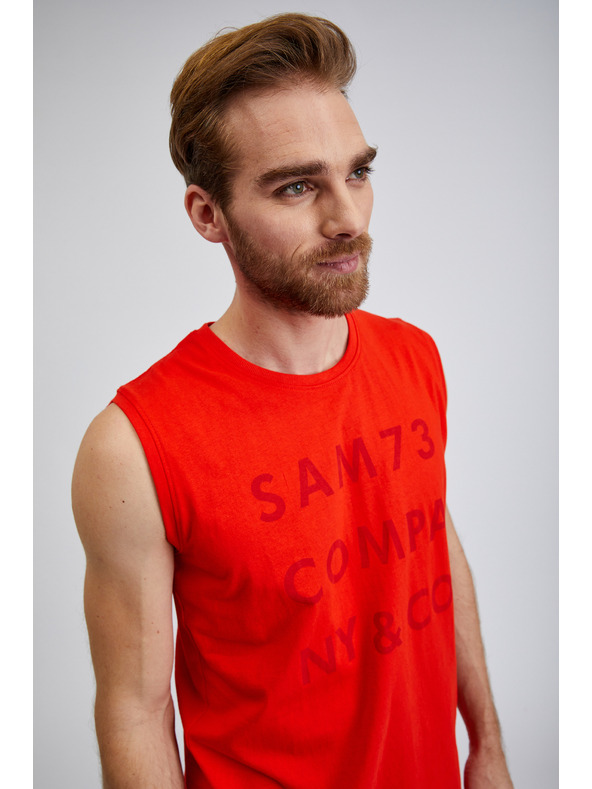 Sam 73 Piros férfi pulóver SAM 73 Edgar