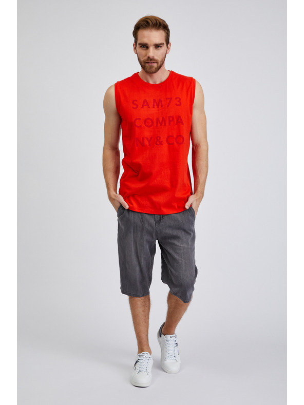 Sam 73 Piros férfi pulóver SAM 73 Edgar