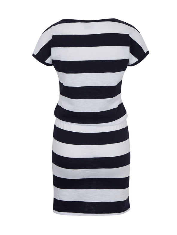 Sam 73 Fehér és kék női csíkos rövid ruha SAM 73 Matilda