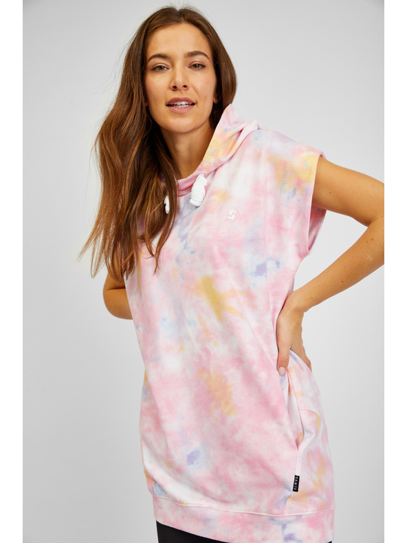 Sam 73 Rózsaszín női mintás ujjatlan melegítőfelső SAM73 Carina
