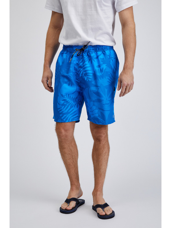 Sam 73 Kék férfi mintás fürdőruha SAM73 Leo
