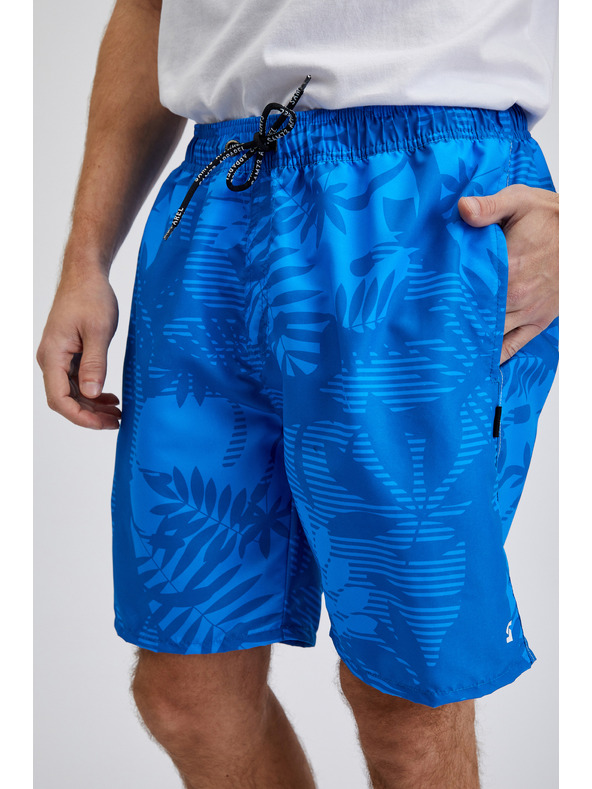 Sam 73 Kék férfi mintás fürdőruha SAM73 Leo