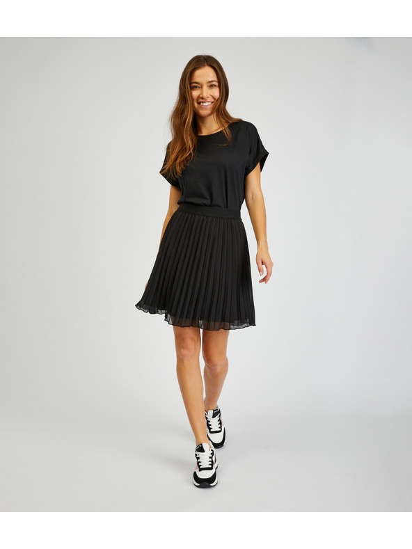 Sam 73 Fekete női rakott miniszoknya SAM73 Perseus