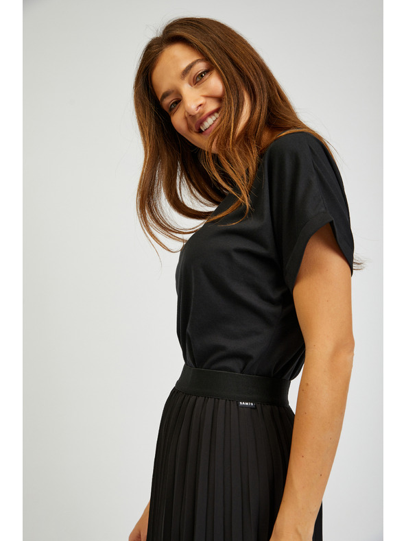 Sam 73 Fekete női rakott miniszoknya SAM73 Perseus