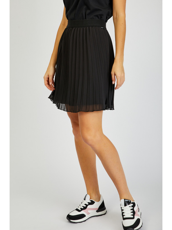 Sam 73 Fekete női rakott miniszoknya SAM73 Perseus