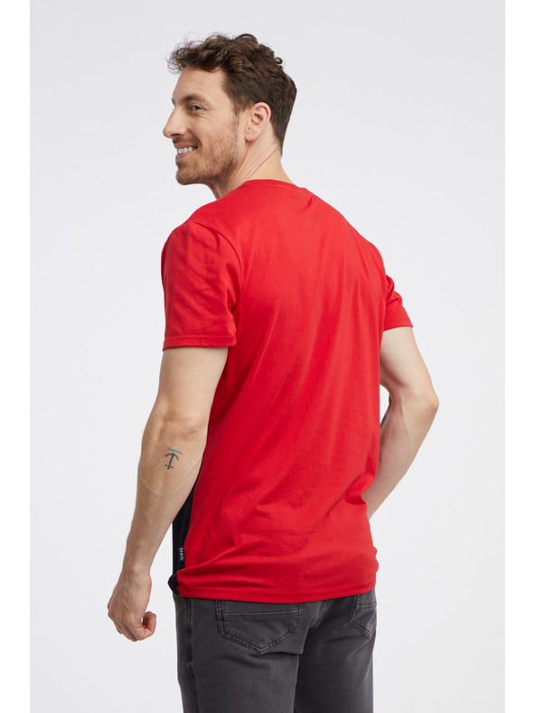 Sam 73 Fekete-piros férfi póló SAM 73 Seamus