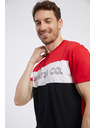 Sam 73 Fekete-piros férfi póló SAM 73 Seamus