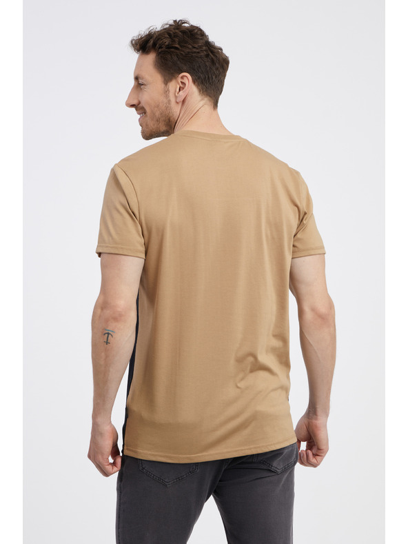 Sam 73 Fekete és barna férfi póló SAM 73 Seamus