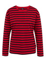 Sam 73 Piros női csíkos, hosszú ujjú póló SAM 73 Prudence