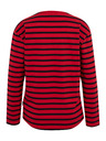 Sam 73 Piros női csíkos, hosszú ujjú póló SAM 73 Prudence