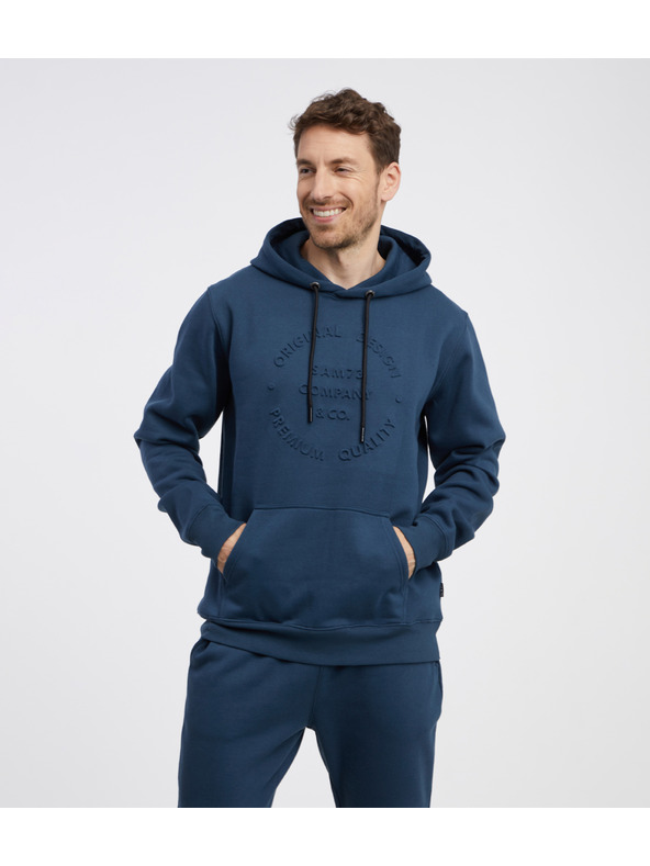 Sam 73 Sötétkék férfi kapucnis pulóver SAM 73 Albus