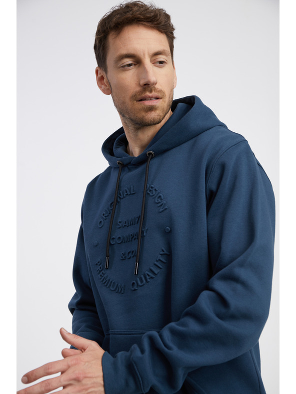 Sam 73 Sötétkék férfi kapucnis pulóver SAM 73 Albus
