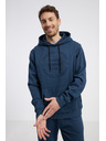 Sam 73 Sötétkék férfi kapucnis pulóver SAM 73 Albus