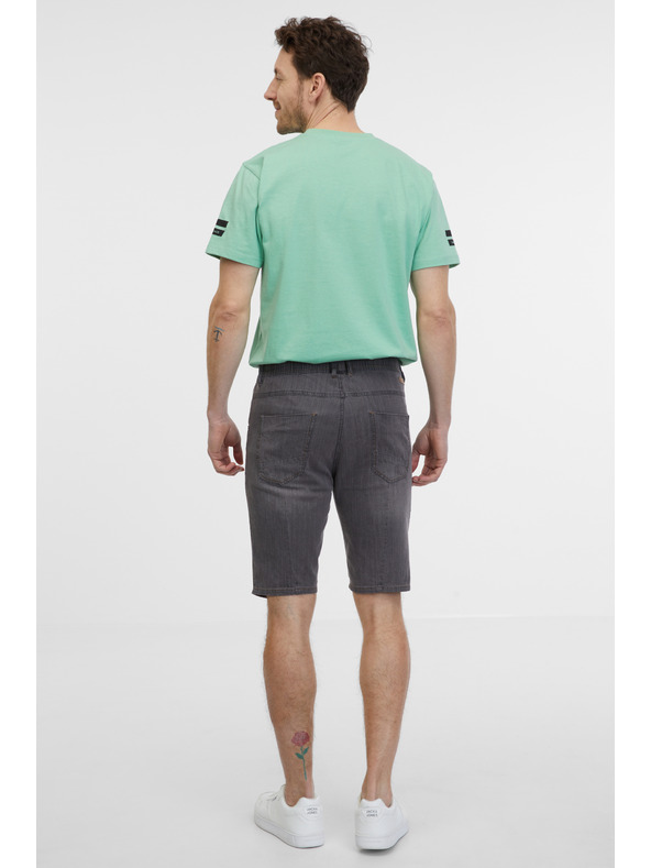 Sam 73 Szürke férfi farmer rövidnadrág SAM 73 Claudio