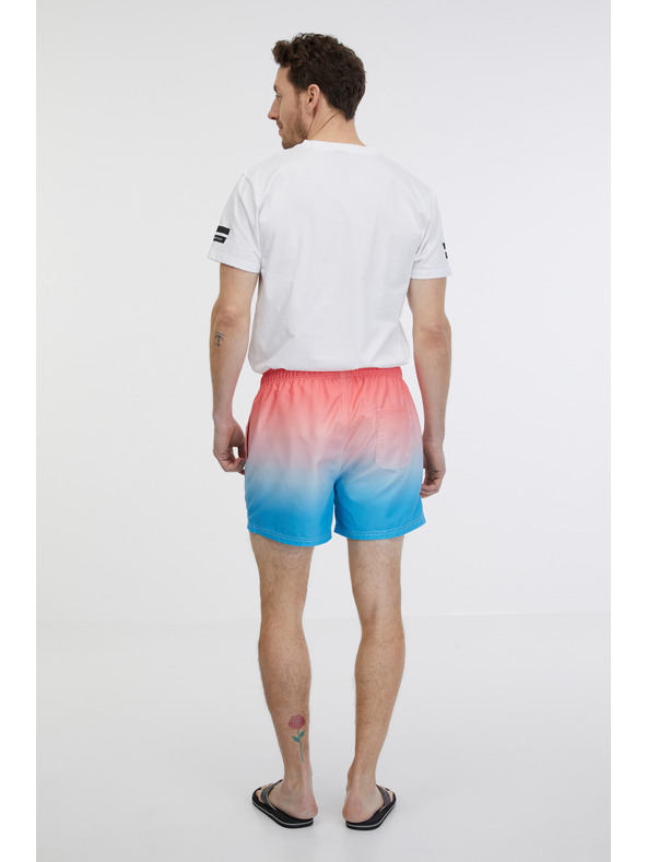 Sam 73 Rózsaszín és kék férfi fürdőruha SAM 73 Dino