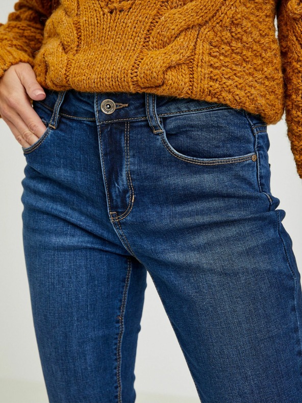 Orsay ORSAY sötétkék slim fit női farmer