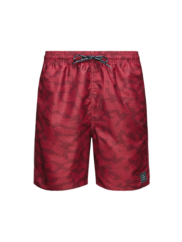 Sam 73 Férfi bordó mintás fürdőnadrág SAM 73