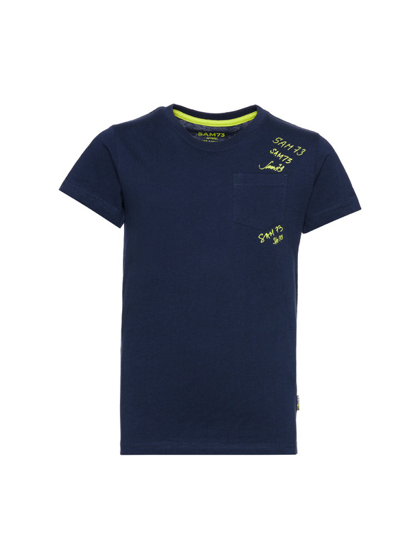 Sam 73 Sötétkék fiú póló zsebbel SAM 73