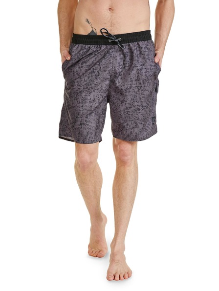 Sam 73 Sötétszürke férfi mintás rövidnadrág SAM 73 Noah