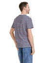 Sam 73 Sötétkék csíkos férfi póló SAM 73 Martin